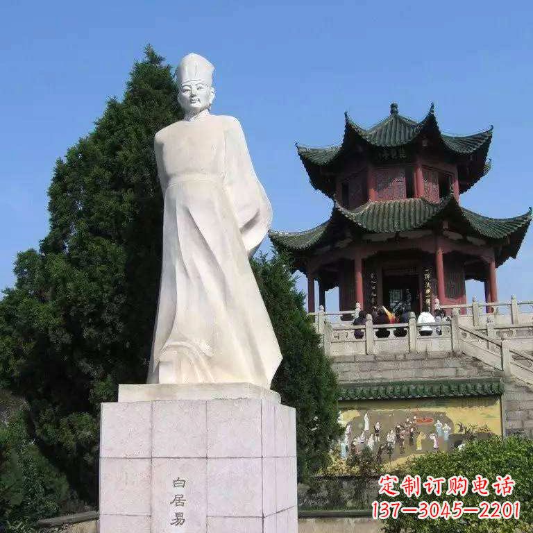 鹤壁白居易唐诗雕像