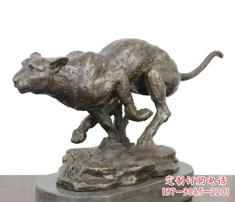 鹤壁豹之美——铜雕艺术