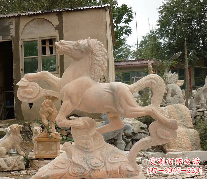 鹤壁石雕大象