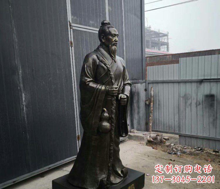 鹤壁扁鹊人物古代名医铜雕摆件