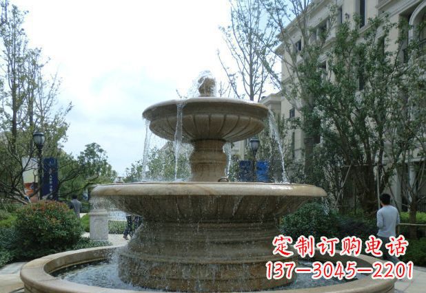 鹤壁精致喷泉,完美衬托您的别墅景观