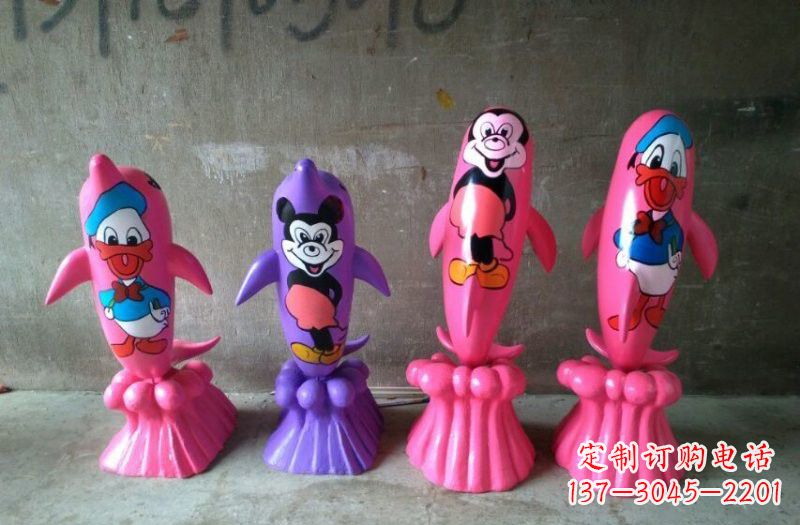 鹤壁玻璃钢海豚雕塑把海洋之美带到你家