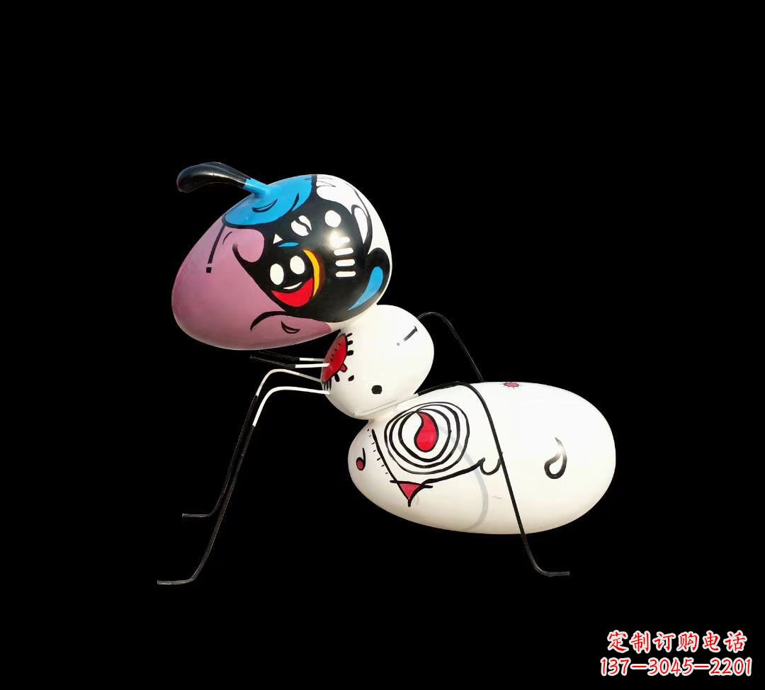 鹤壁精美玻璃钢蚂蚁雕塑