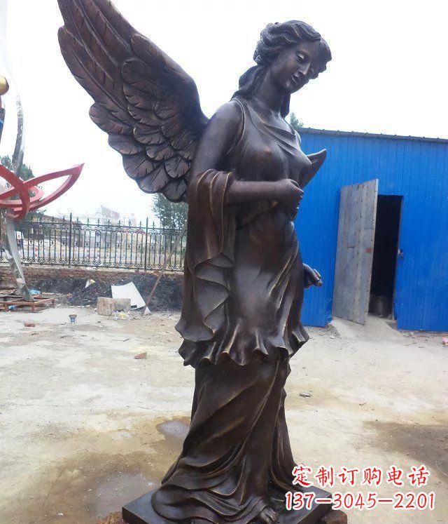 鹤壁玻璃钢仿铜欧式女人人物雕塑