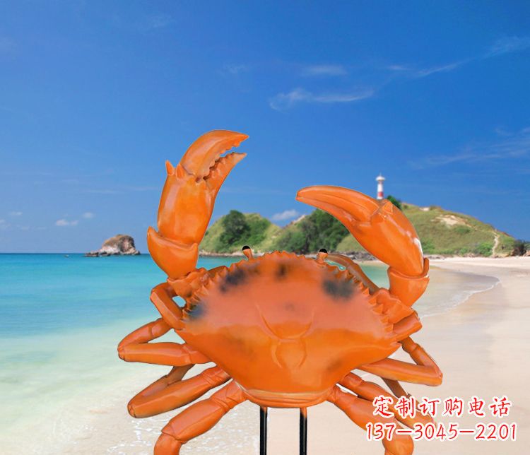 鹤壁玻璃钢螃蟹雕塑
