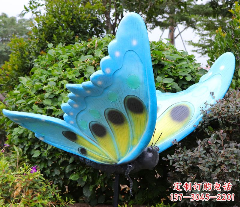 鹤壁玻璃钢树脂仿真昆虫蝴蝶雕塑
