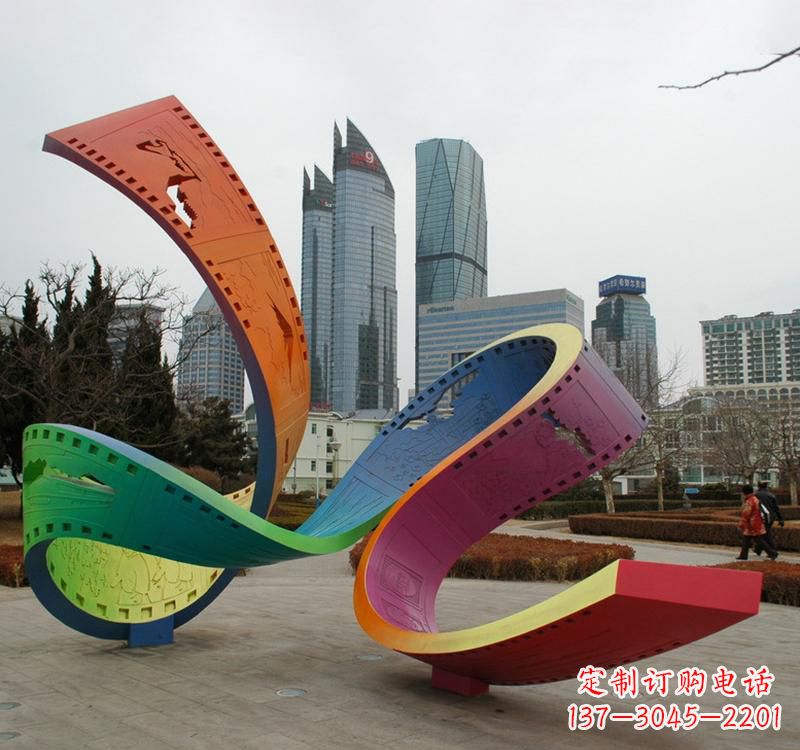 鹤壁精美的不锈钢城市景观雕塑