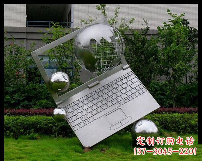 鹤壁不锈钢制作的地球雕塑