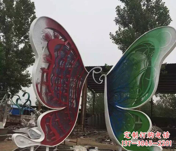 鹤壁不锈钢蝴蝶公园动物雕塑