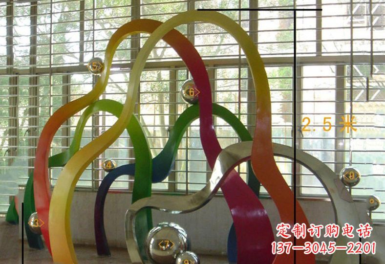 鹤壁不锈钢假山雕塑精致耐用的艺术品