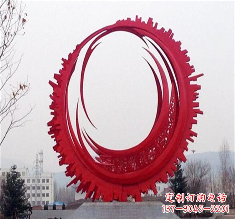鹤壁不锈钢齿轮雕塑令人惊叹的精细艺术