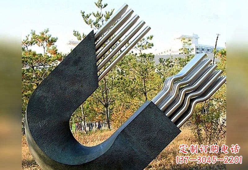 鹤壁不锈钢磁铁雕塑绚丽多彩的艺术珍品