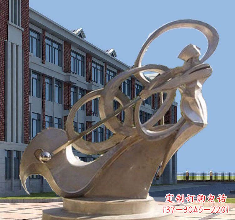 鹤壁不锈钢制作的高尔夫球雕塑