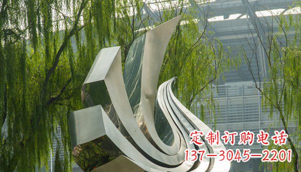 鹤壁不锈钢鸽子雕塑