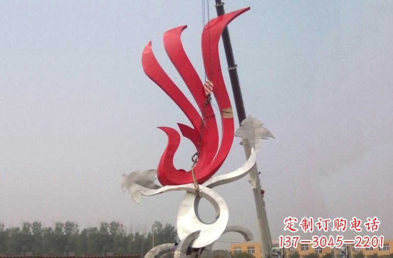 鹤壁不锈钢凤凰雕塑安装介绍