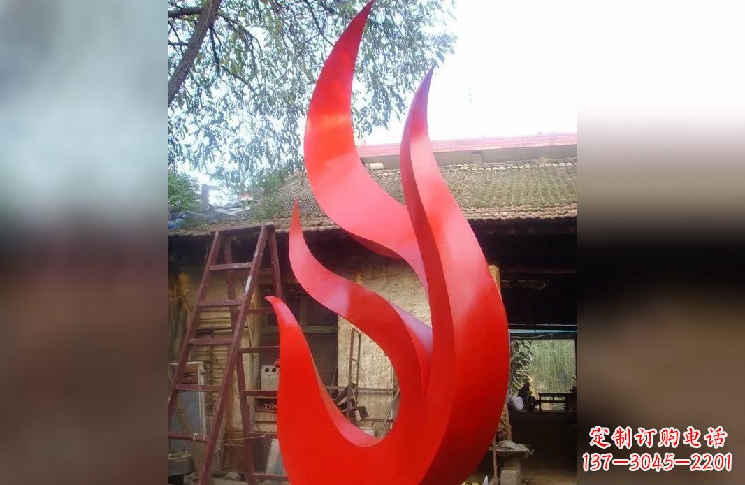 鹤壁凤凰展翅飞翔的不锈钢雕塑
