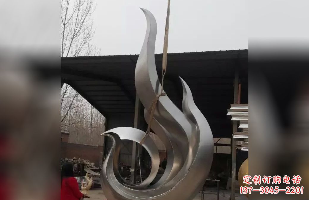 鹤壁精美不锈钢凤凰雕塑
