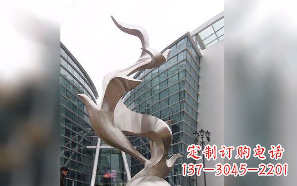 鹤壁不锈钢鸽子雕塑