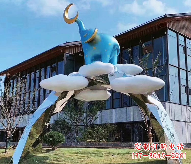 鹤壁精美不锈钢拱门雕塑