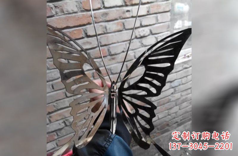 鹤壁精美不锈钢蝴蝶雕塑