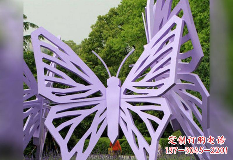 鹤壁不锈钢蝴蝶雕塑美丽永恒