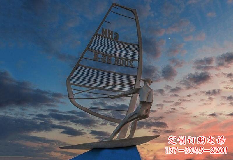 鹤壁不锈钢帆船雕塑——象征着美丽的梦想
