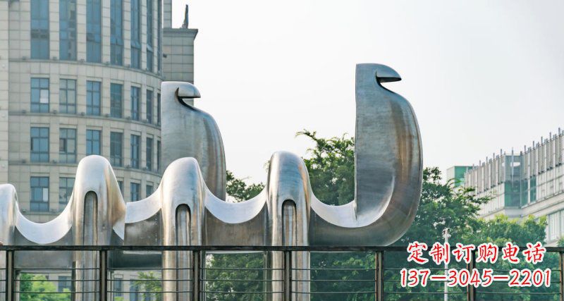 鹤壁不锈钢骆驼给街边带来美丽