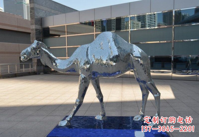 鹤壁不锈钢骆驼雕塑