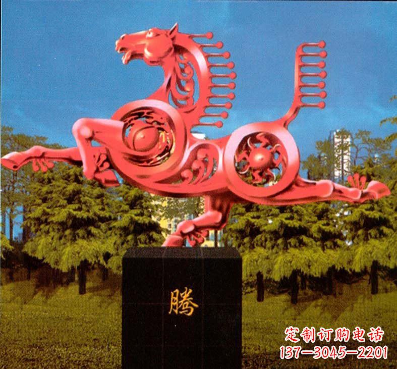 鹤壁精美不锈钢马雕塑