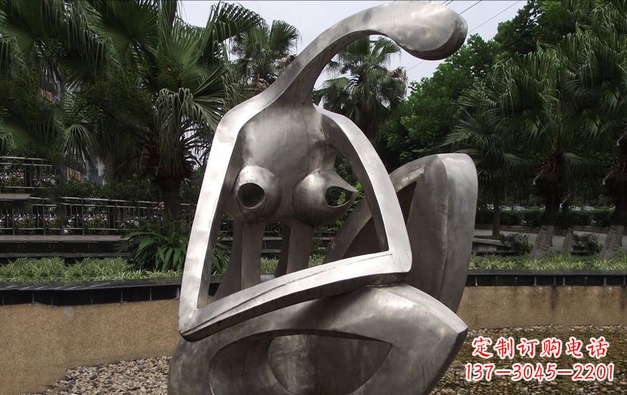 鹤壁青春靓丽不锈钢美女人物雕塑