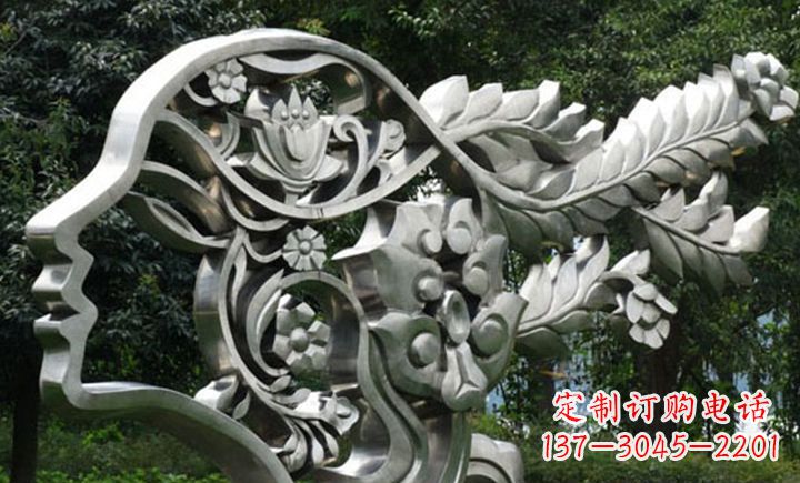 鹤壁不锈钢头像雕塑——精美绝伦