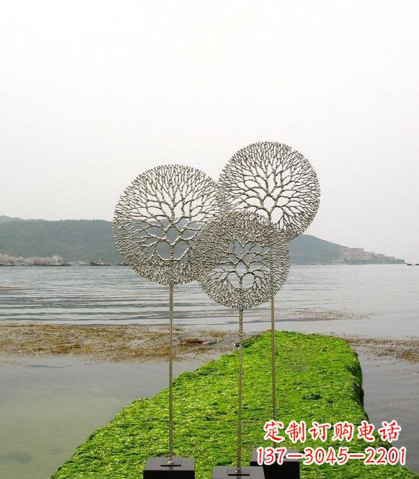 鹤壁不锈钢蒲公英雕塑抽象美的象征