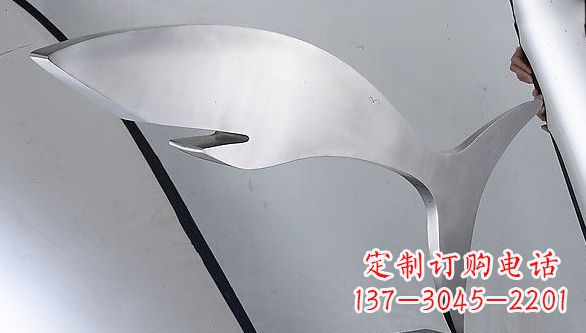 鹤壁不锈钢鲨鱼雕塑艺术精品