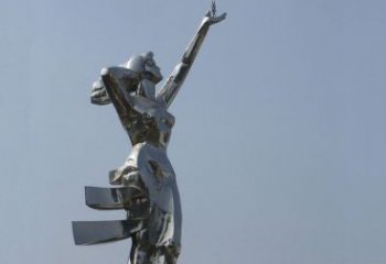 鹤壁不锈钢女神雕塑景观的艺术精品