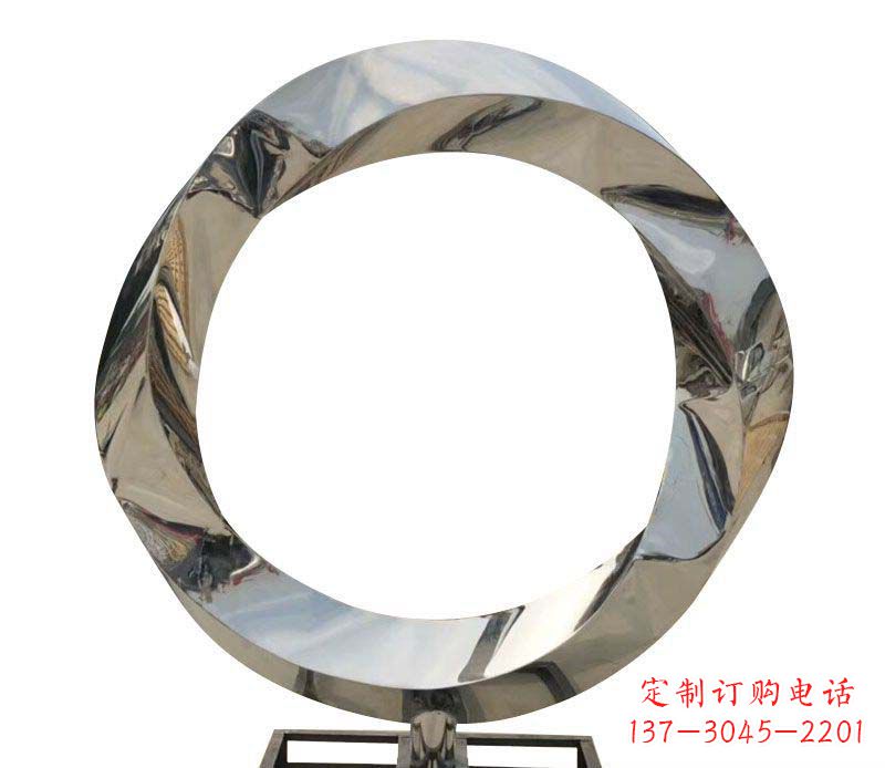 鹤壁不锈钢圆环雕塑——精美而优雅