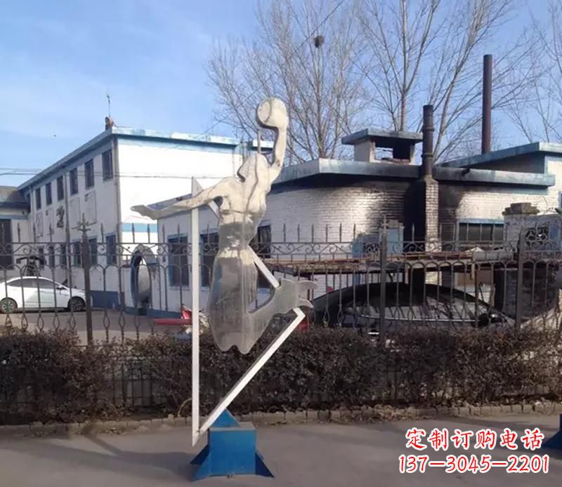 鹤壁不锈钢打高尔夫雕塑