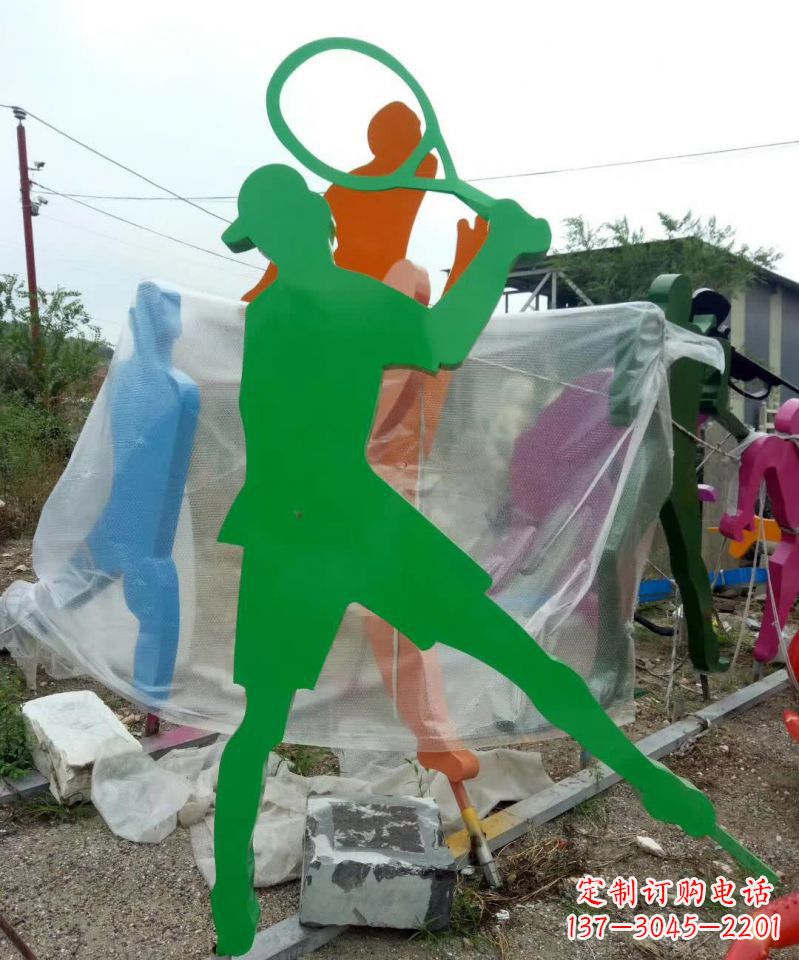 鹤壁羽毛球雕塑不锈钢的艺术精灵