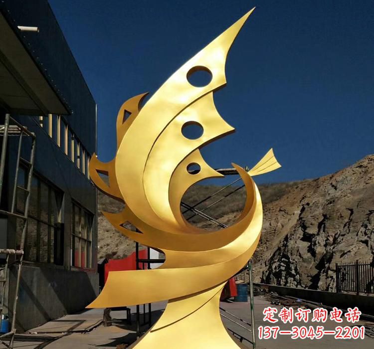 鹤壁不锈钢大型凤凰雕塑的精美绝伦