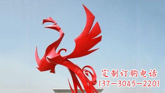 鹤壁不锈钢凤凰雕塑