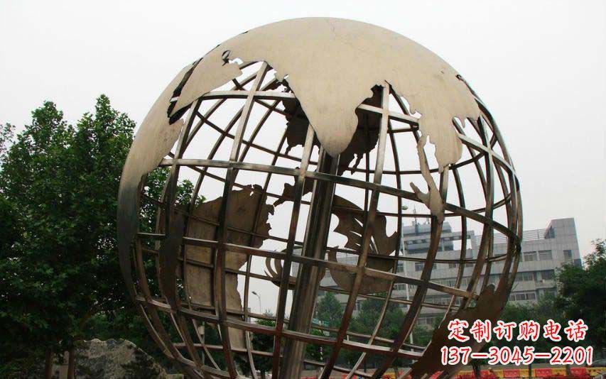 鹤壁不锈钢地球景观雕塑