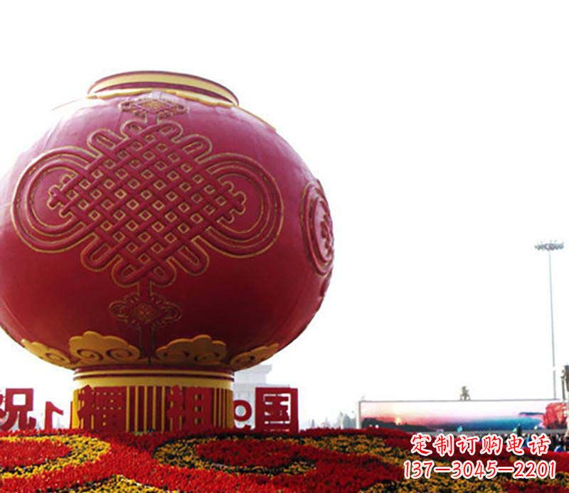 鹤壁不锈钢灯笼雕塑精致与美感的完美结合