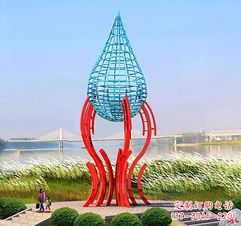 鹤壁不锈钢灯泡雕塑灯光点亮美好生活