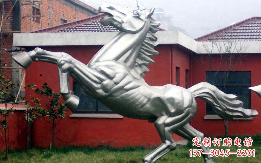 鹤壁不锈钢奔马雕塑令人叹为观止的艺术杰作