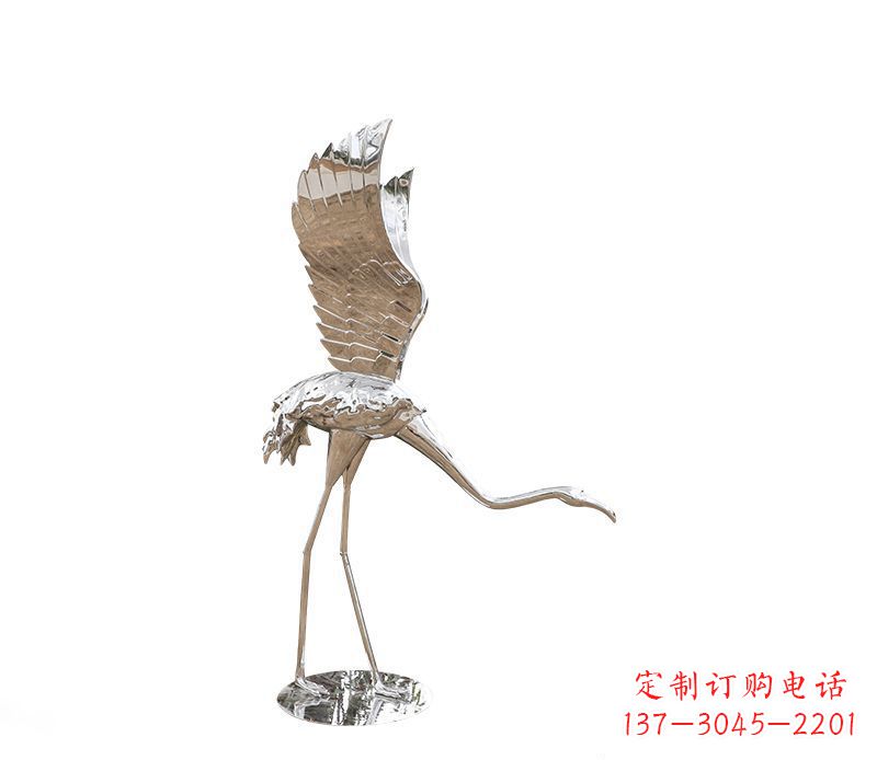鹤壁不锈钢火烈鸟雕塑灿烂耀眼的艺术之作