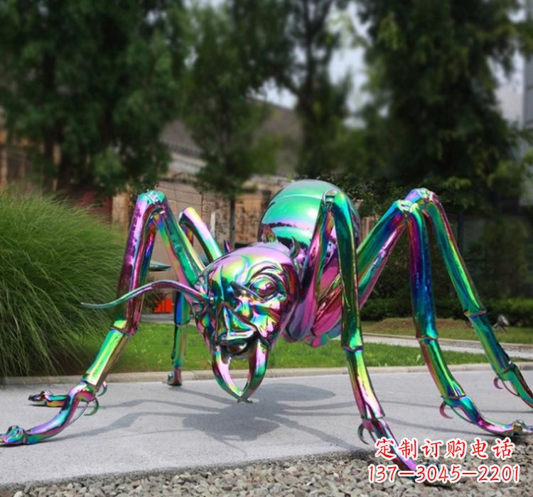 鹤壁不锈钢蚂蚁雕塑精致的艺术作品