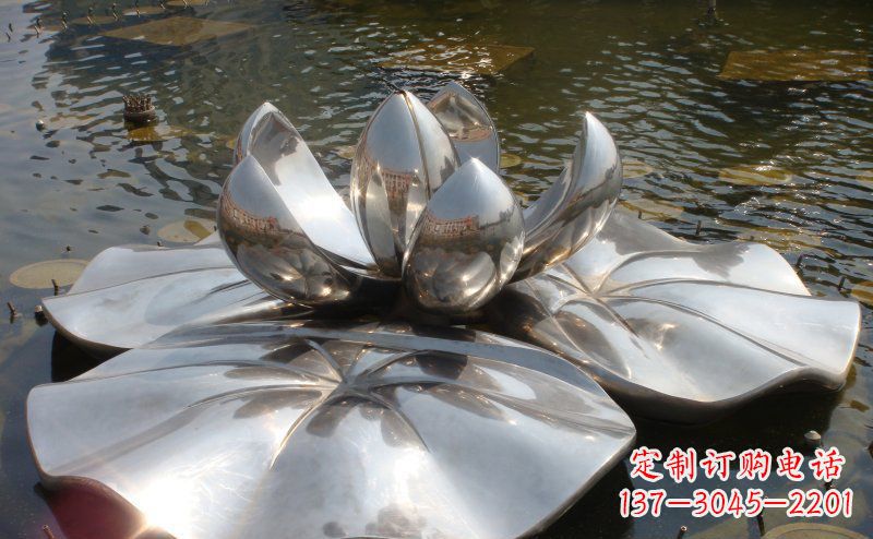 鹤壁不锈钢锻造莲花雕塑