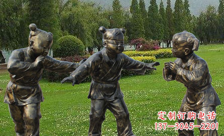 鹤壁儿童的心灵世界——不锈钢儿童雕塑