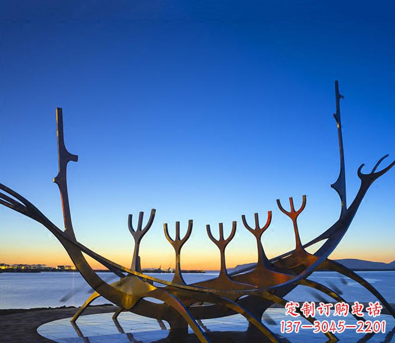 鹤壁不锈钢帆船比赛运动雕塑