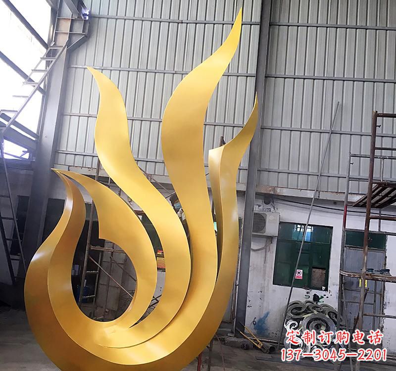 鹤壁凤凰雕塑不锈钢仿真艺术的精美体现