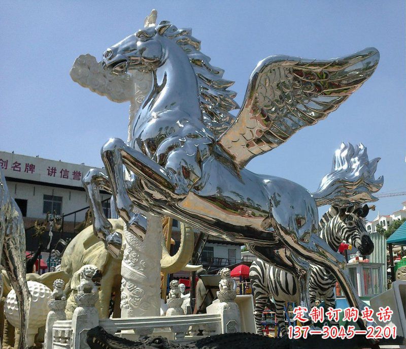 鹤壁不锈钢飞马雕塑——一座令人惊叹的艺术品
